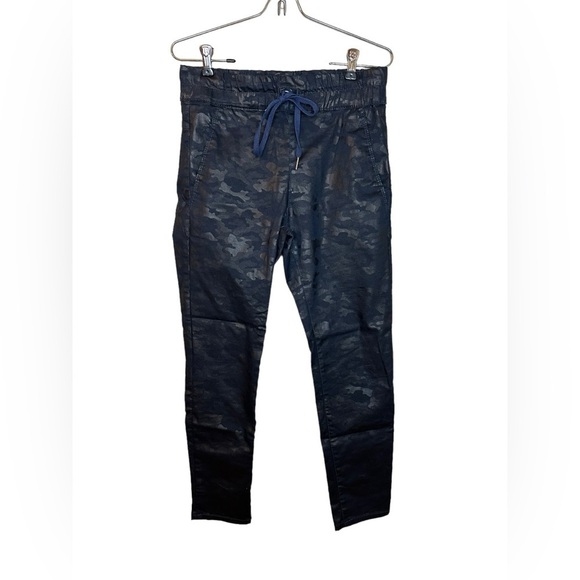 Bevy Flog Shely Pant Black Blue Camouflage 25 - Picture 2 of 7